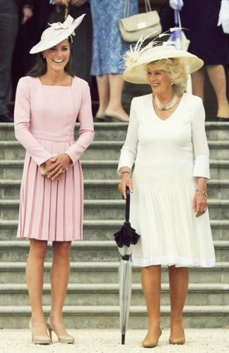 Duchess Catherine at her first garden party