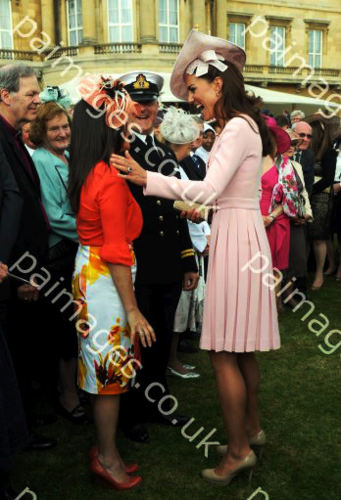  Duchess Catherine at her first garden party