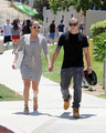 Jennifer Lopez And Family Seen At The Round Meadow Elementary School In Calabasas [3 June 2012] - jennifer-lopez photo