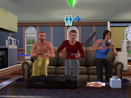  Joey and his brothers in Sims 3