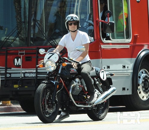  Josh riding his bike in LA