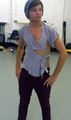 Louis wearing a worn-out shirt! <3 - louis-tomlinson photo