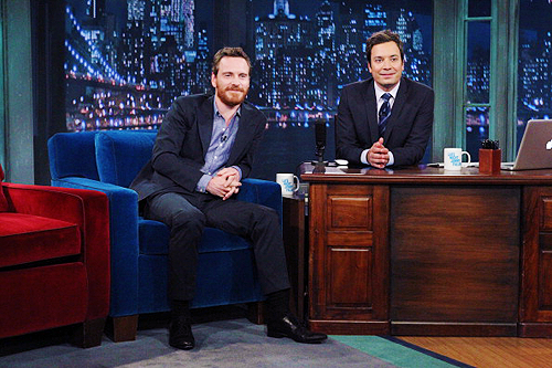  Michael Fassbender At 'Late Night With Jimmy Fallon' June 2012