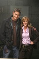 On The Set Of The Usual Suspects - supernatural photo