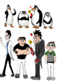 Penguin/Human!Penguin Sketch thingamajigger - penguins-of-madagascar fan art