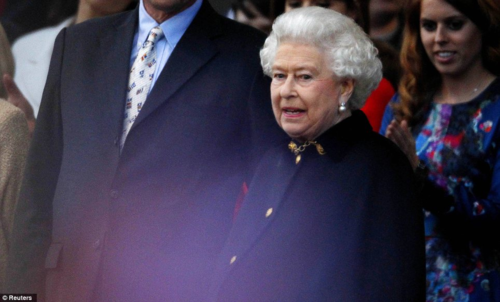 Queen Elizabeth at the Diamond Jubilee Concert