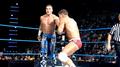 Rhodes vs Kidd on Smackdown - wwe photo