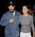 Tom & Charlotte making their way to the Prometheus Premiere Afterparty - tom-hardy photo
