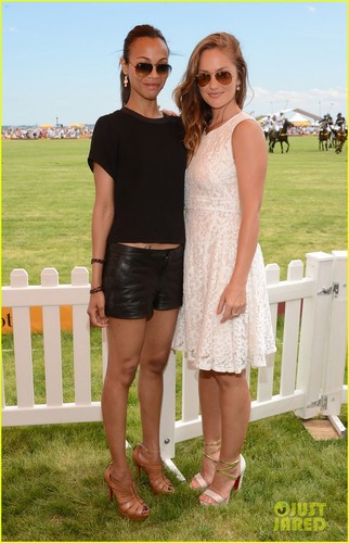  Zoe Saldana & Minka Kelly: Veuve Clicquot Polo Classic!