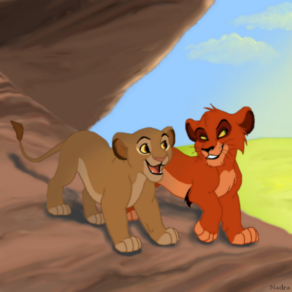Lion King Couples অনুরাগী Art: sarabi_and_taka_as_cubs.