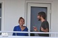 12/06 On The Balcony Of Her Hotel In Miami, Florida - miley-cyrus photo