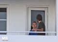 12/06 On The Balcony Of Her Hotel In Miami, Florida - miley-cyrus photo