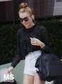 15/06 Leaving Her Hotel In Miami, Florida - miley-cyrus photo