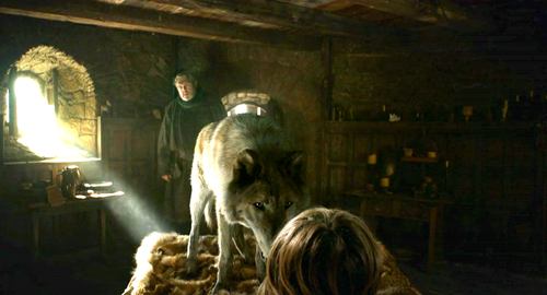  Bran with Summer and Hodor