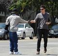 Cory Out in Los Angeles  June 14, 2012 - lea-michele-and-cory-monteith photo