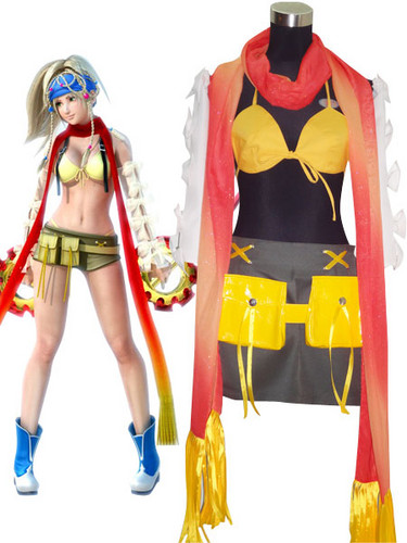  Final fantasia XII Rikku Cosplay Costume