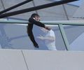 Gaga & Taylor together on the hotel balcony - lady-gaga photo