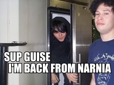  Gerard is back from Narnia