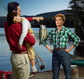 Janeway and Chakotay - Happy fishing - janeway-chakotay fan art