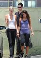 Lea & Cory Leave A Workout Together - June 13, 2012 - lea-michele photo