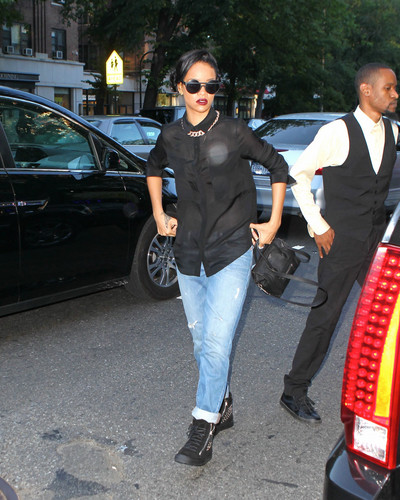 Leaving Her Hotel And At Da Silvano Restaurant In NYC [15 June 2012]