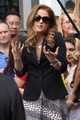 Lisa-Marie Presley appears on "Extra" at the Grove in Los Angeles. - lisa-marie-presley photo