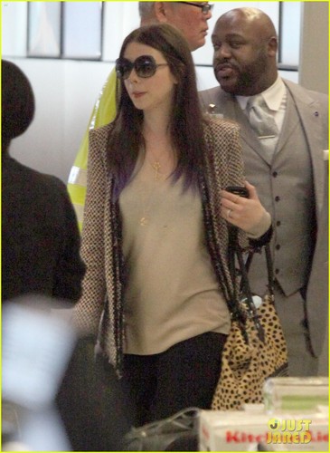 Michelle Trachtenberg makes a stylish entrance at LAX Airport on Friday (June 15) 