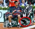 Novak Djokovic today : He behaved like a cad and destroyed a bench !!!!!!! - tennis photo