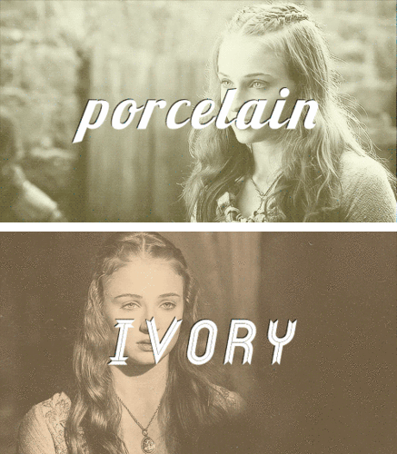  Sansa Stark - Porcelain, Ivory, Steel