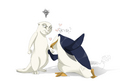 Skipper and "Arlene" - penguins-of-madagascar fan art