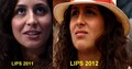 Xisca lips 2011 and 2012 - tennis photo