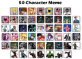 50 Character meme on dA - random photo