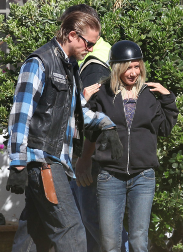 Ashley - 'Sons of Anarchy' On the Set - June 25, 2012