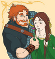 King Fergus and Queen Elinor - brave fan art