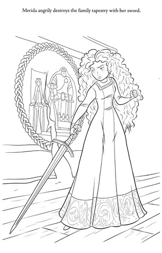  Ribelle - The Brave new coloring pages (A bit spoiler)