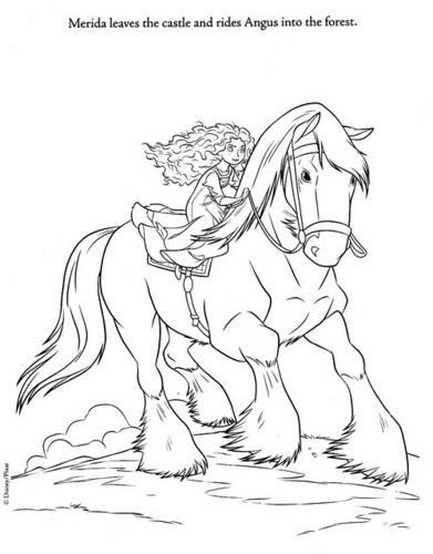  Brave new coloring pages (A bit spoiler)
