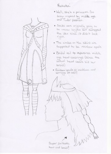  disensyo Sketch for Kagayaku Niji's Append (for blazeandarose)
