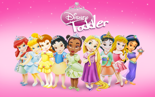  迪士尼 Princess Toddler Line up