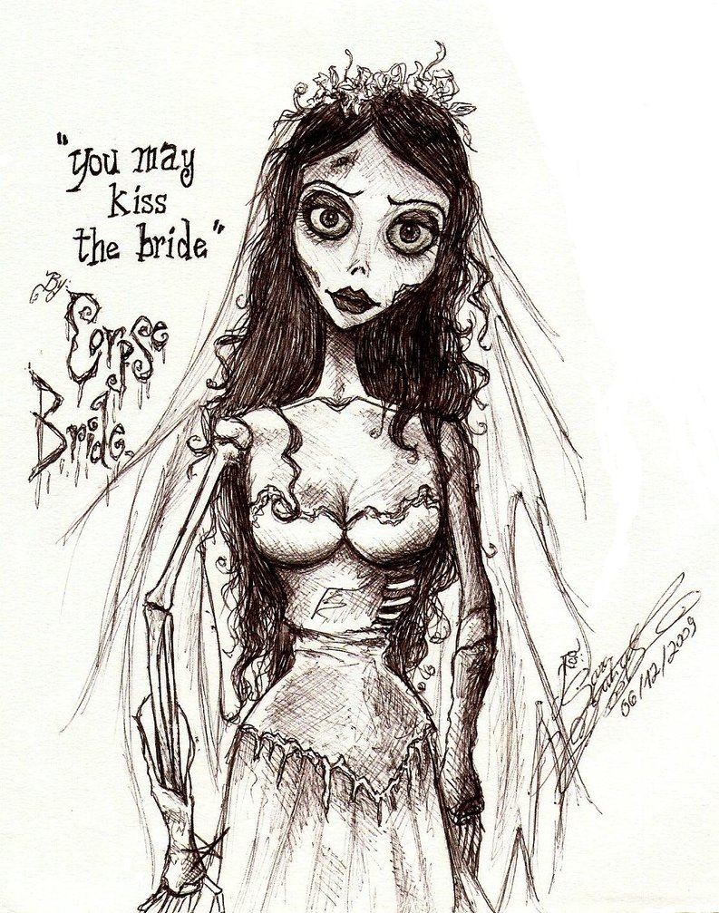 Fan Art of Emily for fans of Corpse Bride. 