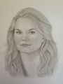 Emma Swan Drawing - once-upon-a-time fan art