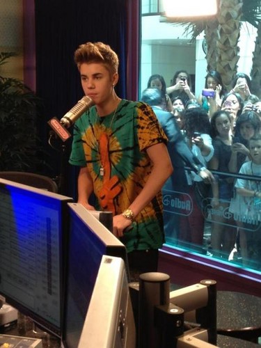  Justin on Radio Disney!