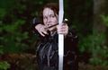 Katniss Shooting an Arrow - the-hunger-games photo