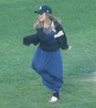 LMP throws out first pitch ~ baseball - lisa-marie-presley photo