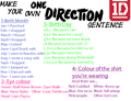 Make Your Own 1D Sentence - one-direction photo