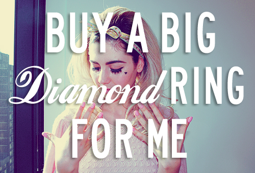 Marina and the Diamonds-Lyrics fan art