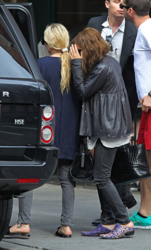 Mary-Kate & Ashley Olsen - In New York, June 18, 2012