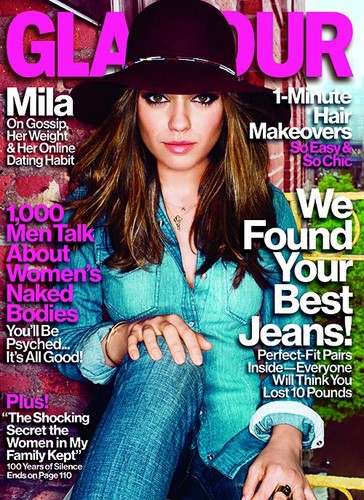  Mila Kunis Covers Glamour August 2012