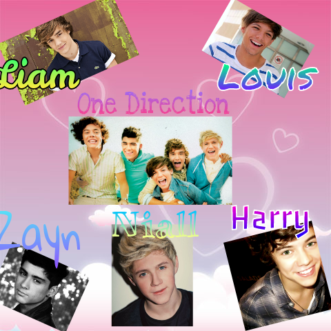  One direction pic i made (:
