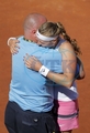Petra Kvitova embrace with coach - tennis photo