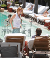 Poolside At A Hotel In Miami [13 June 2012] - miley-cyrus photo